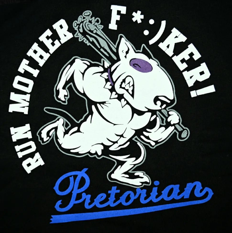 Bluza damska Pretorian "Run motherf*:)ker!" - czarna