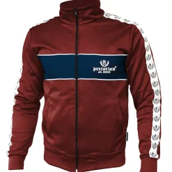Bluza rozpinana Pretorian "Est. 2003" - bordowa