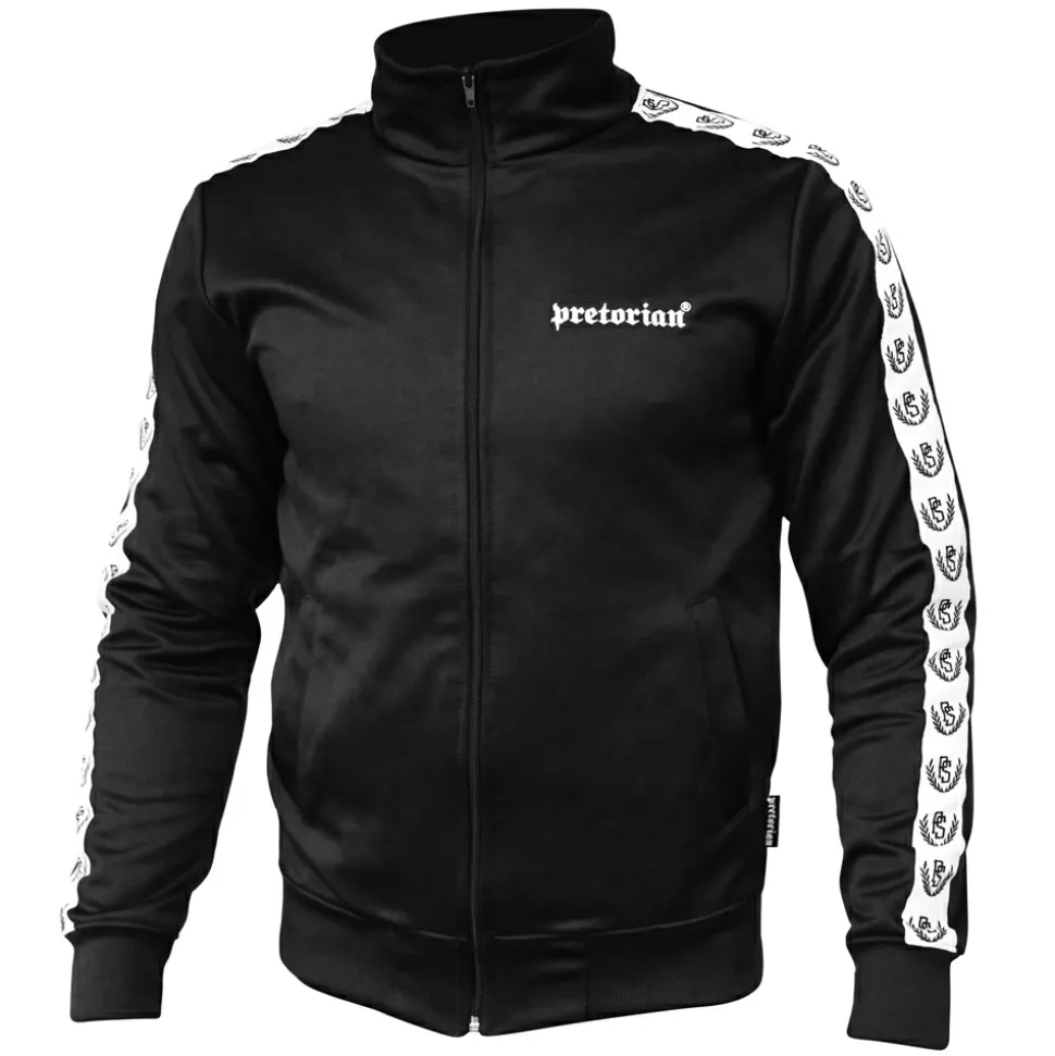 Bluza rozpinana Pretorian "Logo" - czarna