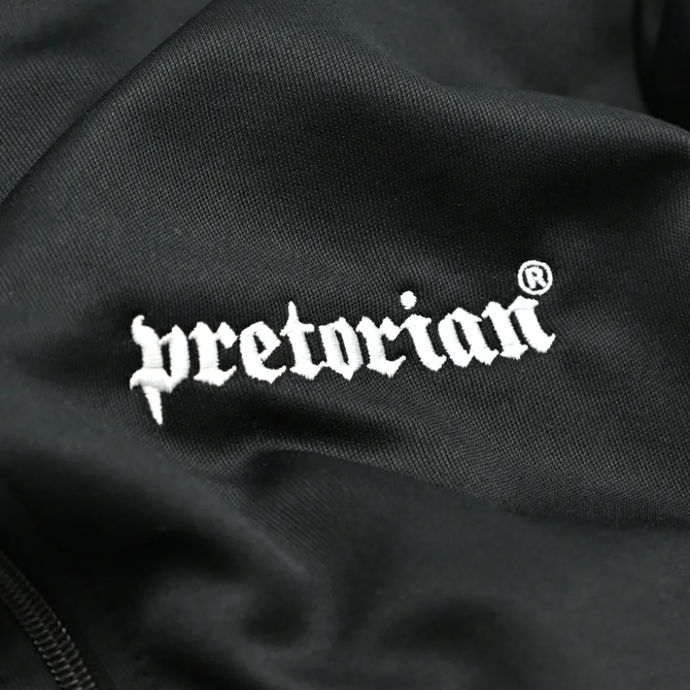 Bluza rozpinana Pretorian "Logo" - czarna