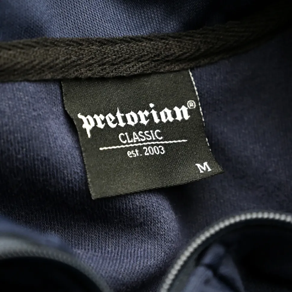 Bluza rozpinana Pretorian "Logo" - granatowa