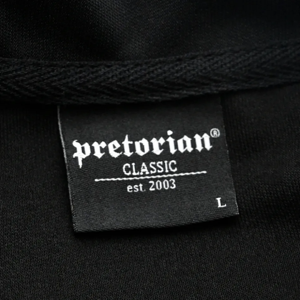 Bluza rozpinana Pretorian "Shield" - czarna