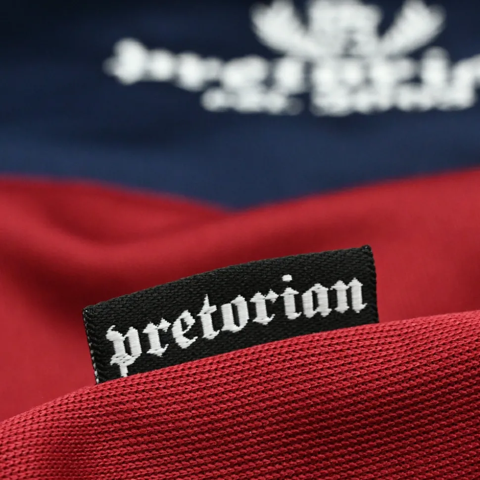Bluza rozpinana Pretorian "Est. 2003" - bordowa