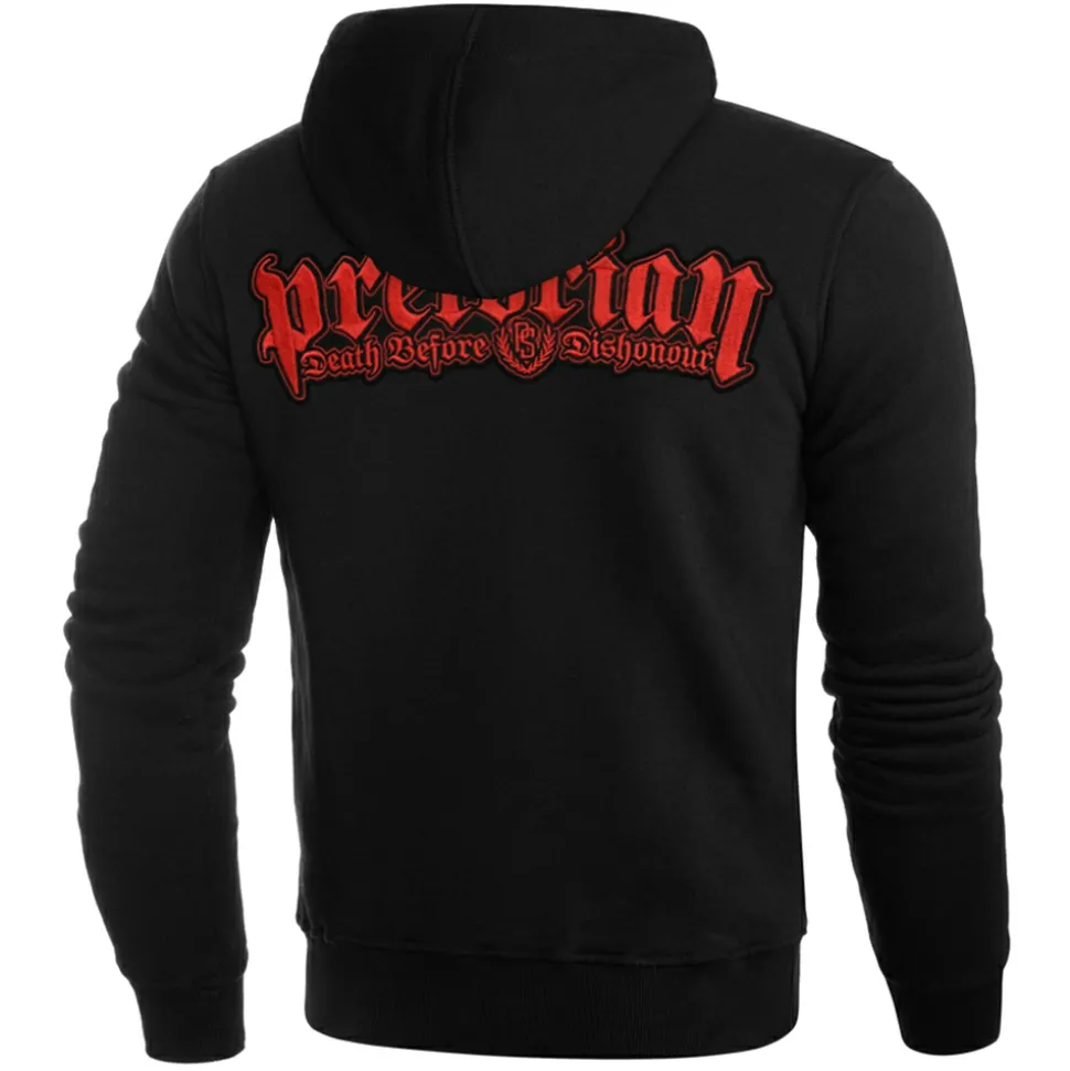 Bluza rozpinana z kapturem Pretorian "Honour - Red"