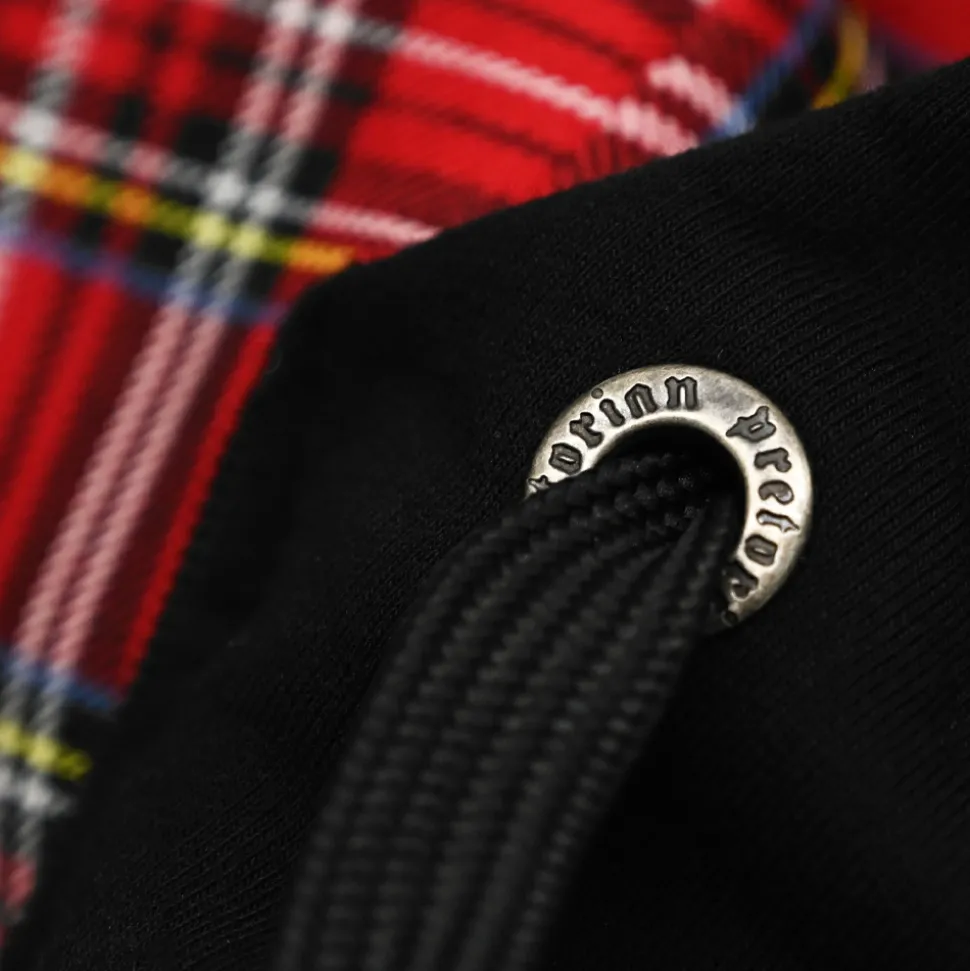 Bluza rozpinana z kapturem Pretorian "Plaid"