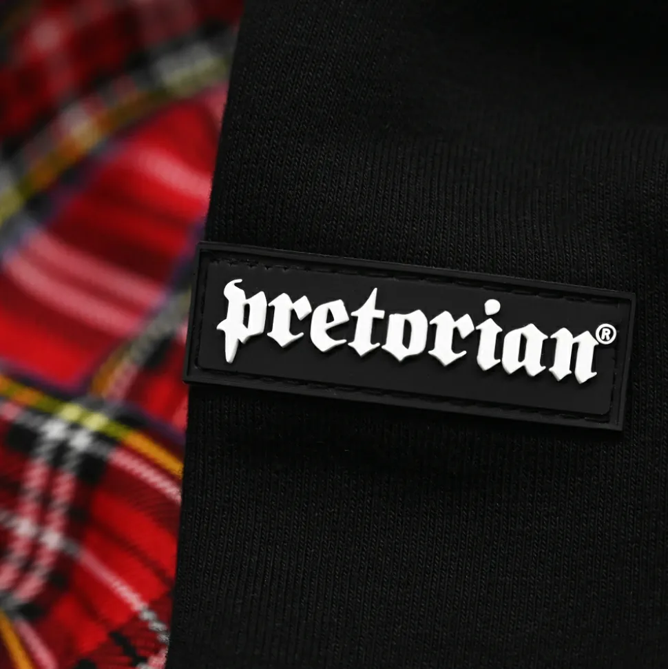 Bluza rozpinana z kapturem Pretorian "Plaid"