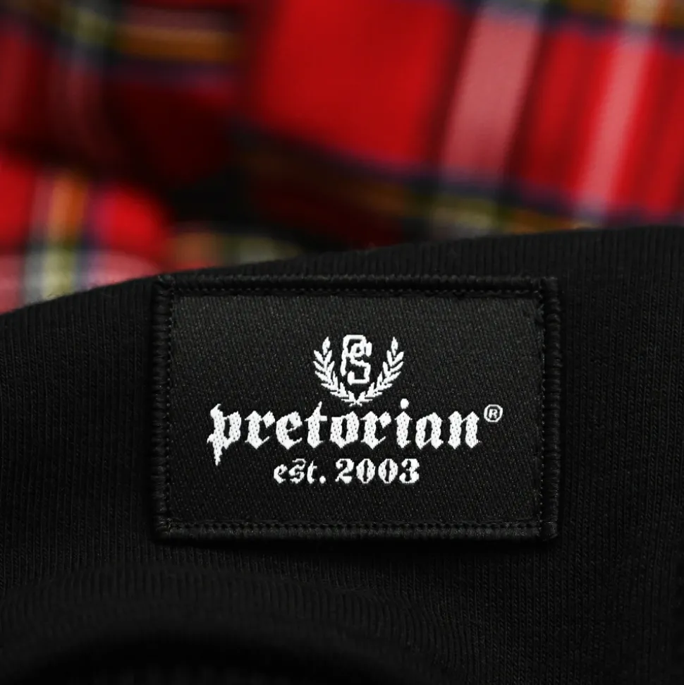 Bluza rozpinana z kapturem Pretorian "Plaid"