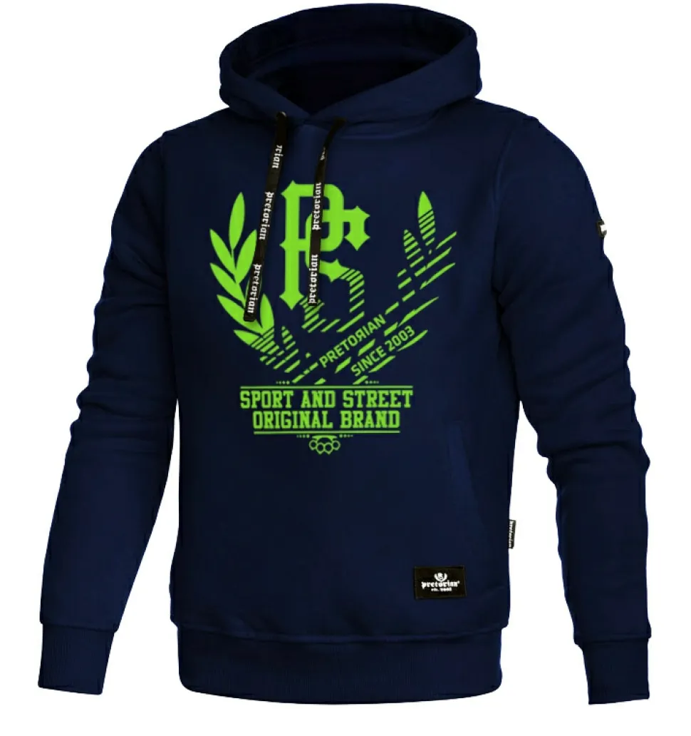 Bluza z kapturem Pretorian "Original Brand" - granatowa