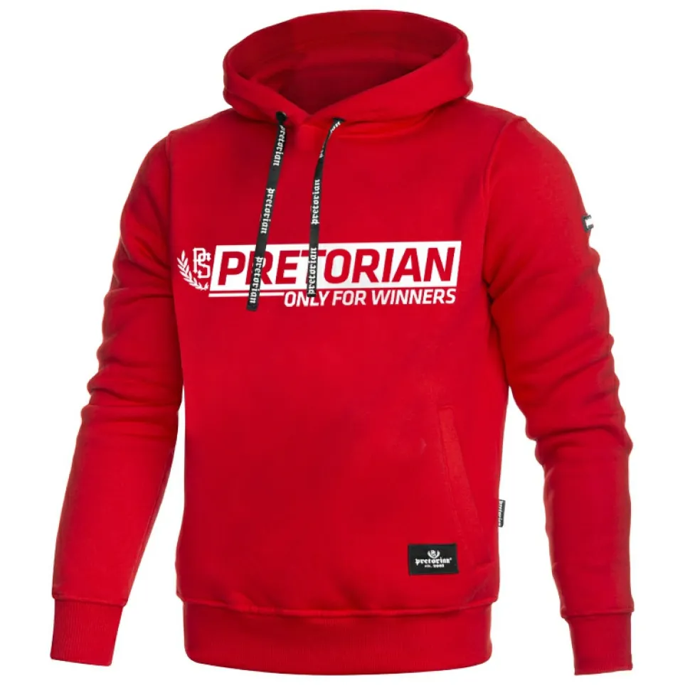 Bluza z kapturem Pretorian "Side" - czerwona