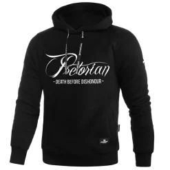 Bluza z kapturem Pretorian "Death Before Dishonour" - czarna