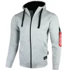 Bluza z kapturem Pretorian "Air" - szara