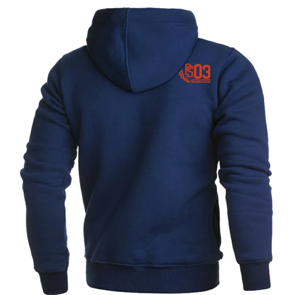 Bluza z kapturem Pretorian "Side" - granatowa