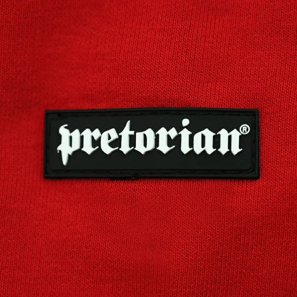 Bluza z kapturem Pretorian "Side" - czerwona