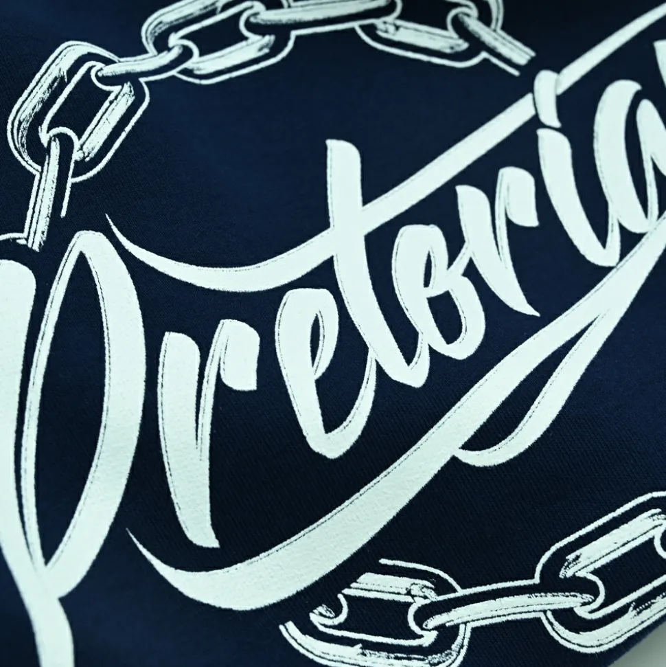 Bluza z kapturem Pretorian "No Mercy" - granatowa