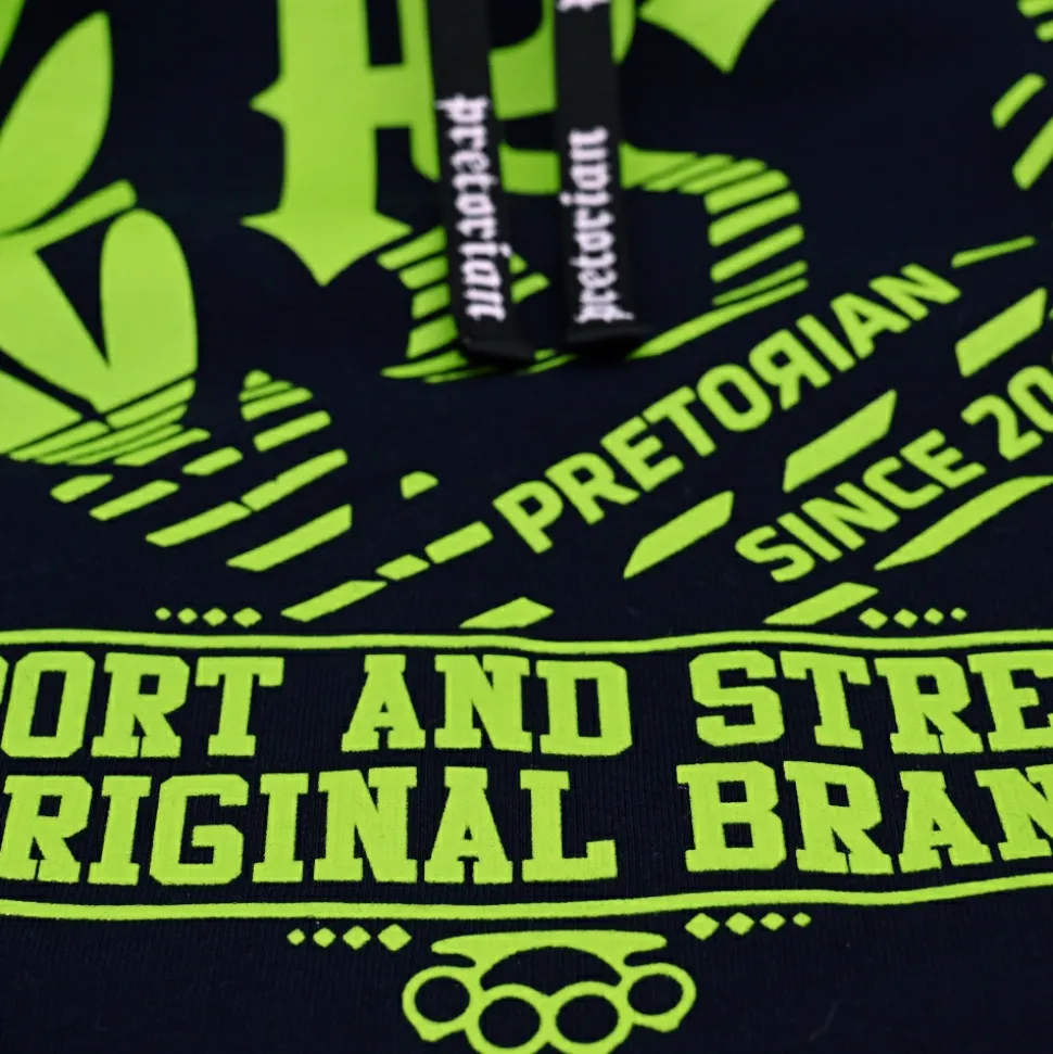 Bluza z kapturem Pretorian "Original Brand" - granatowa