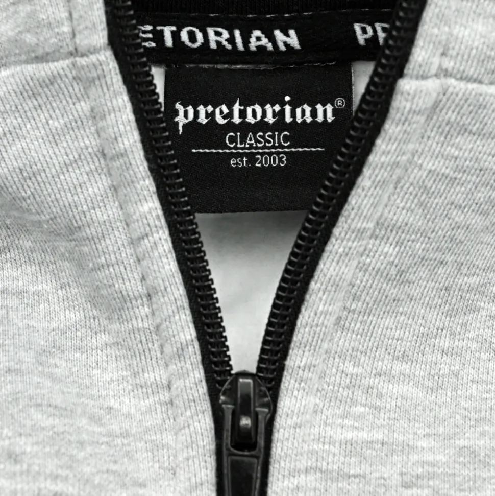 Bluza z kapturem Pretorian "Protect" - szara