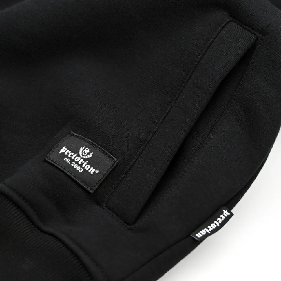 Bluza z kapturem Pretorian "Death Before Dishonour" - czarna