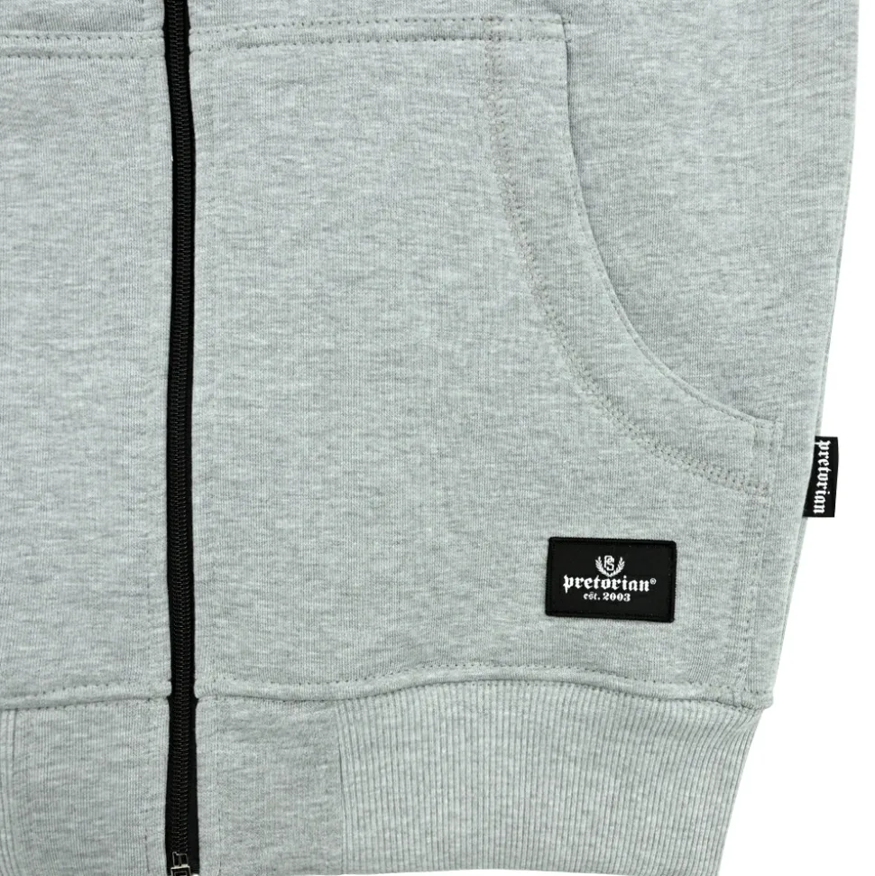 Bluza z kapturem Pretorian "Protect" - szara