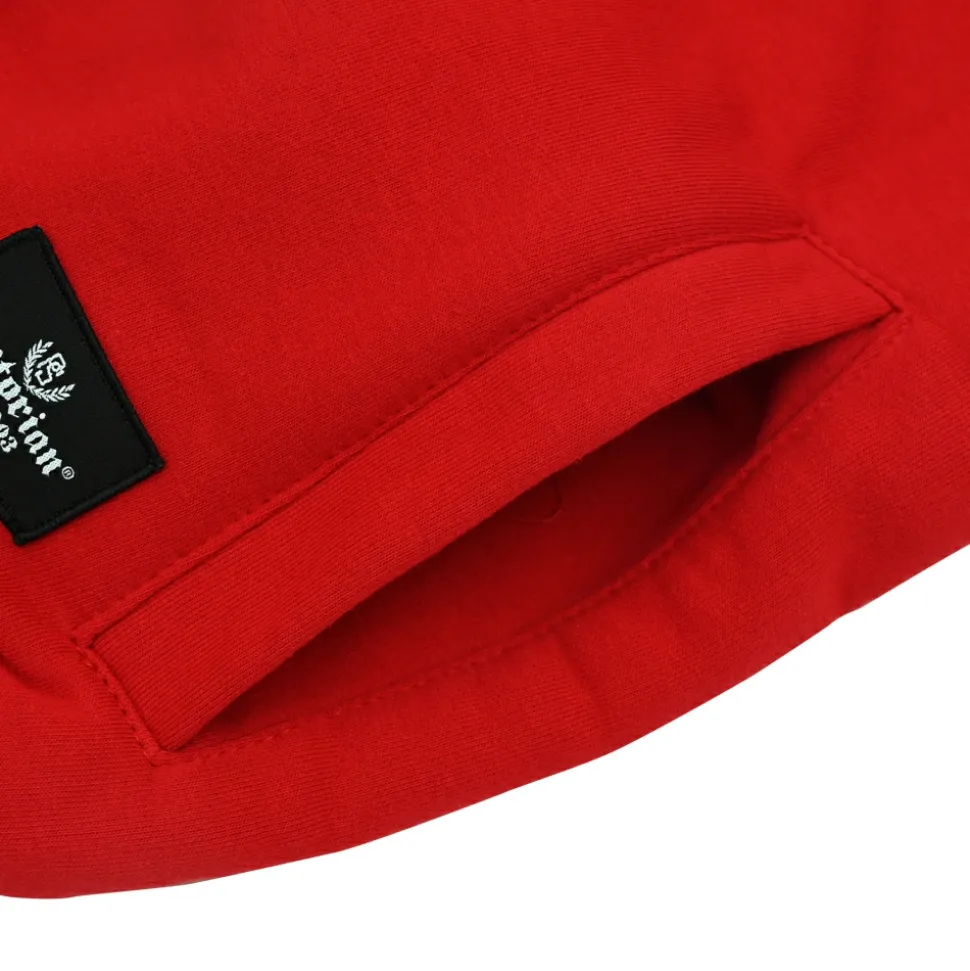 Bluza z kapturem Pretorian "Side" - czerwona