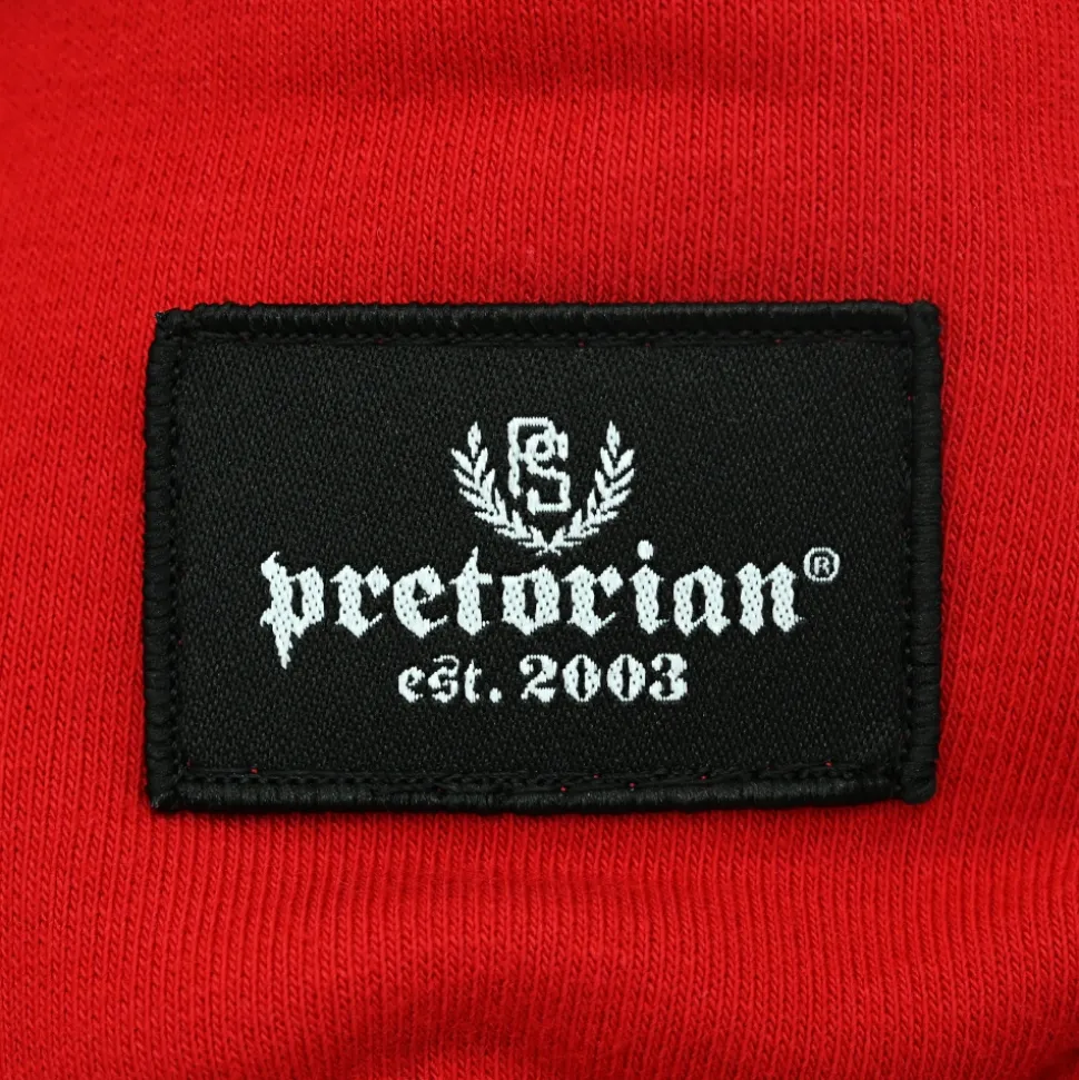 Bluza z kapturem Pretorian "Side" - czerwona