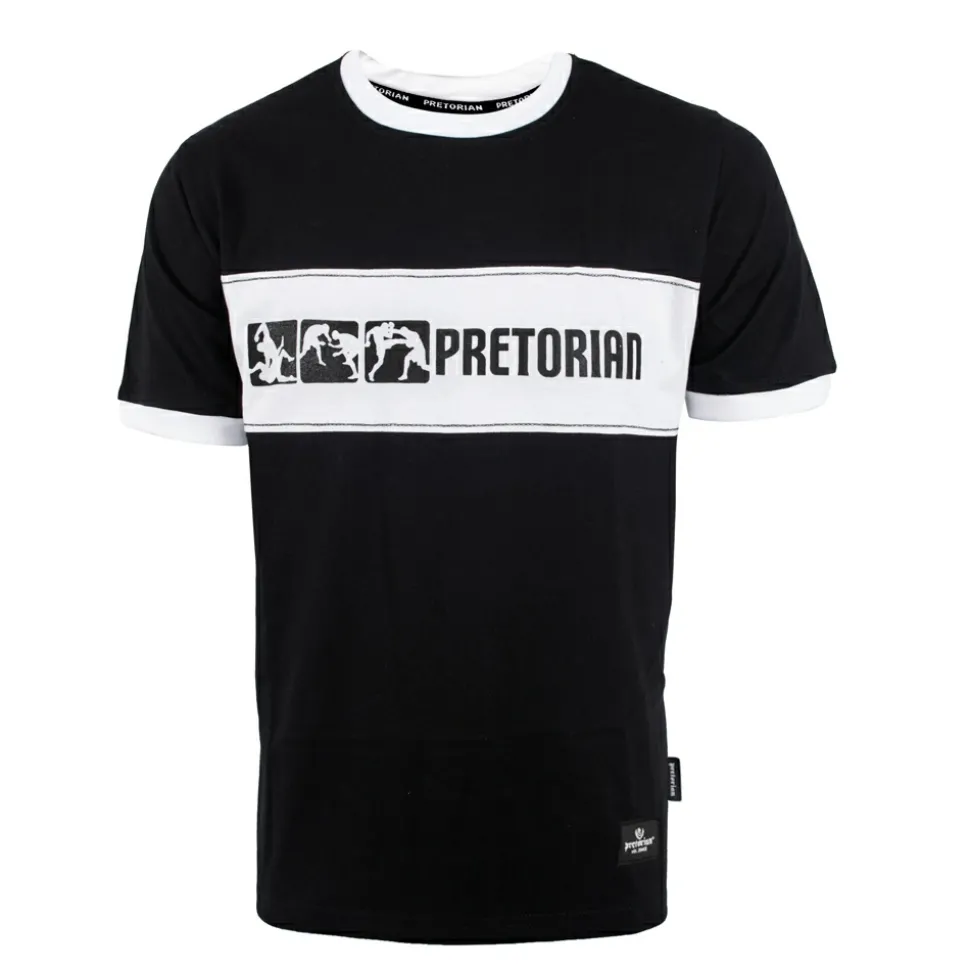 Koszulka panelowa Pretorian "Fight Division" - czarna
