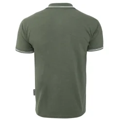Koszulka polo Pretorian "Logo" wstawki - khaki