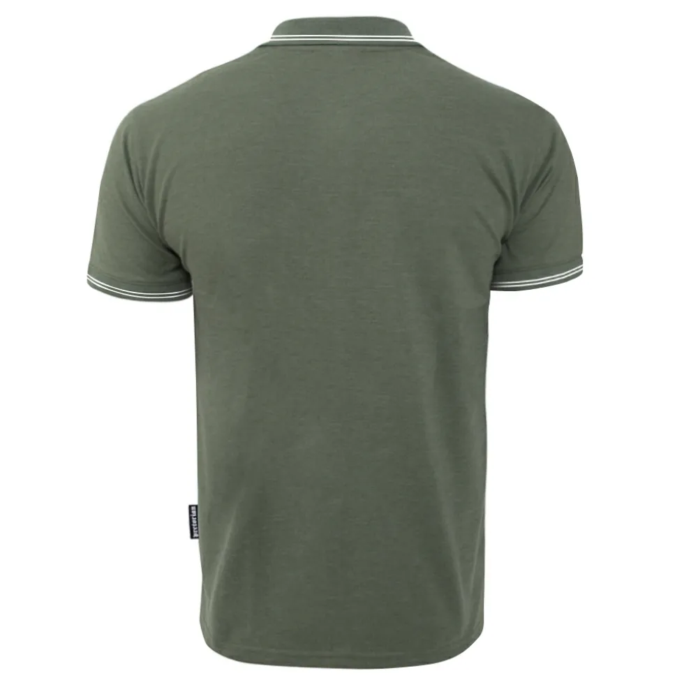 Koszulka polo Pretorian "PS" wstawki - khaki