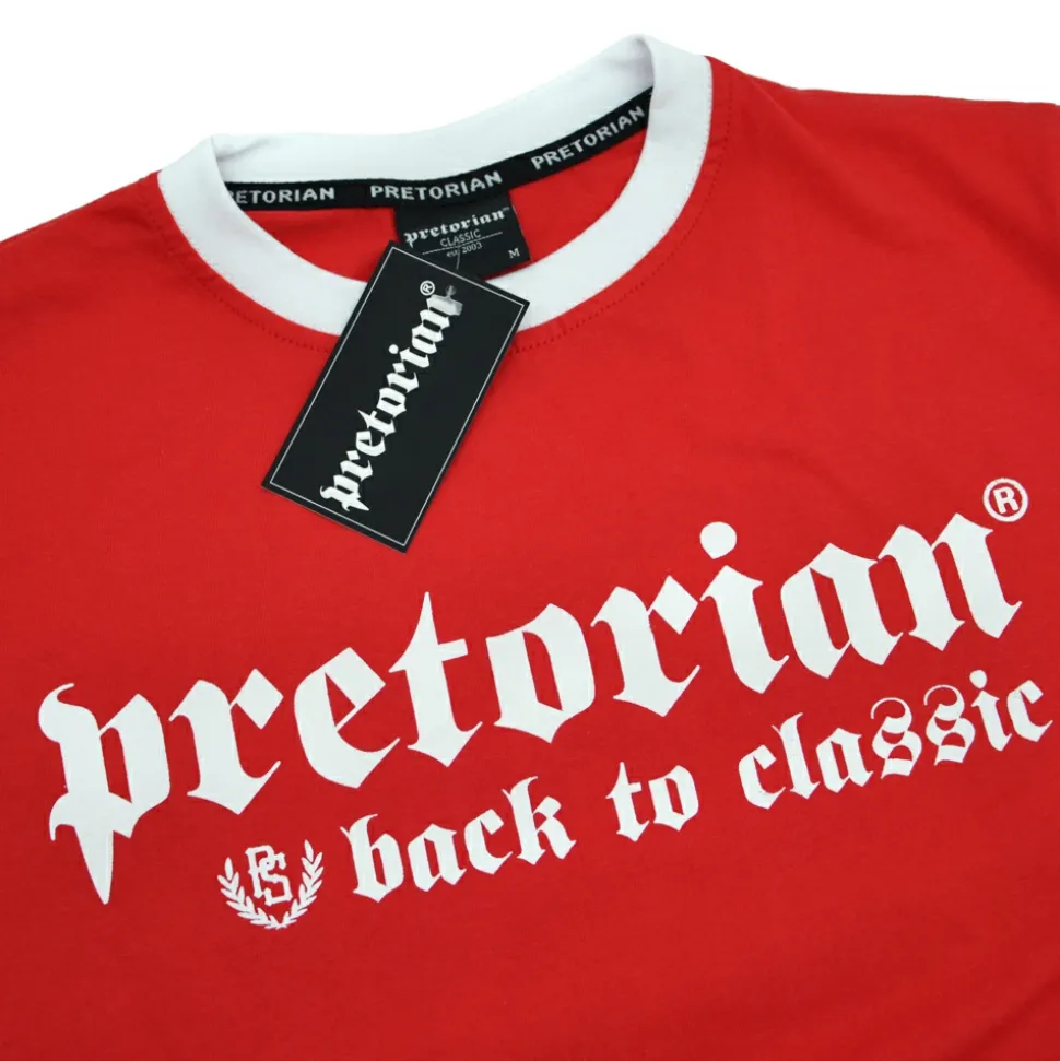 Koszulka Pretorian "Back to classic" - czerwona