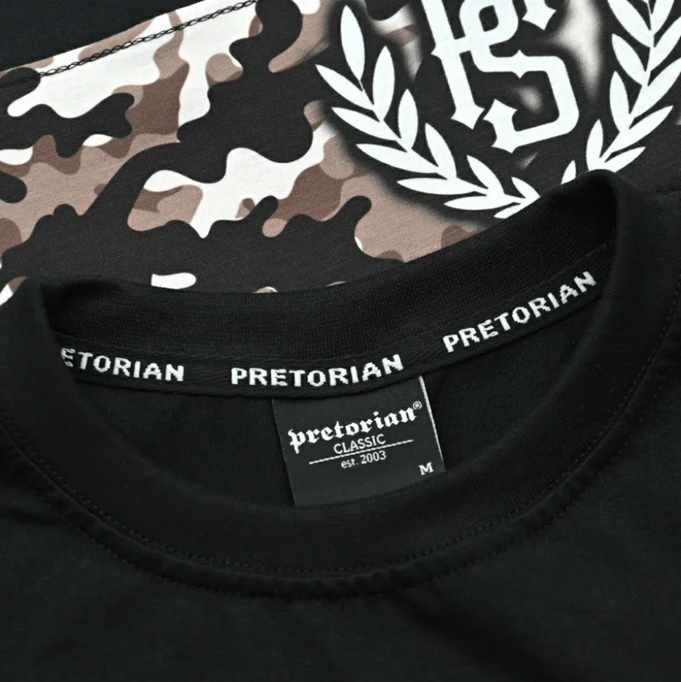Koszulka Pretorian "Camo Strap" - czarna