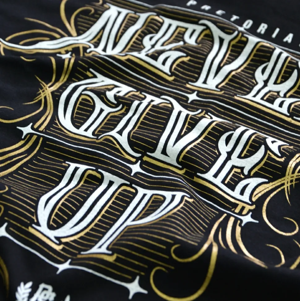 Koszulka Pretorian "Never give up"