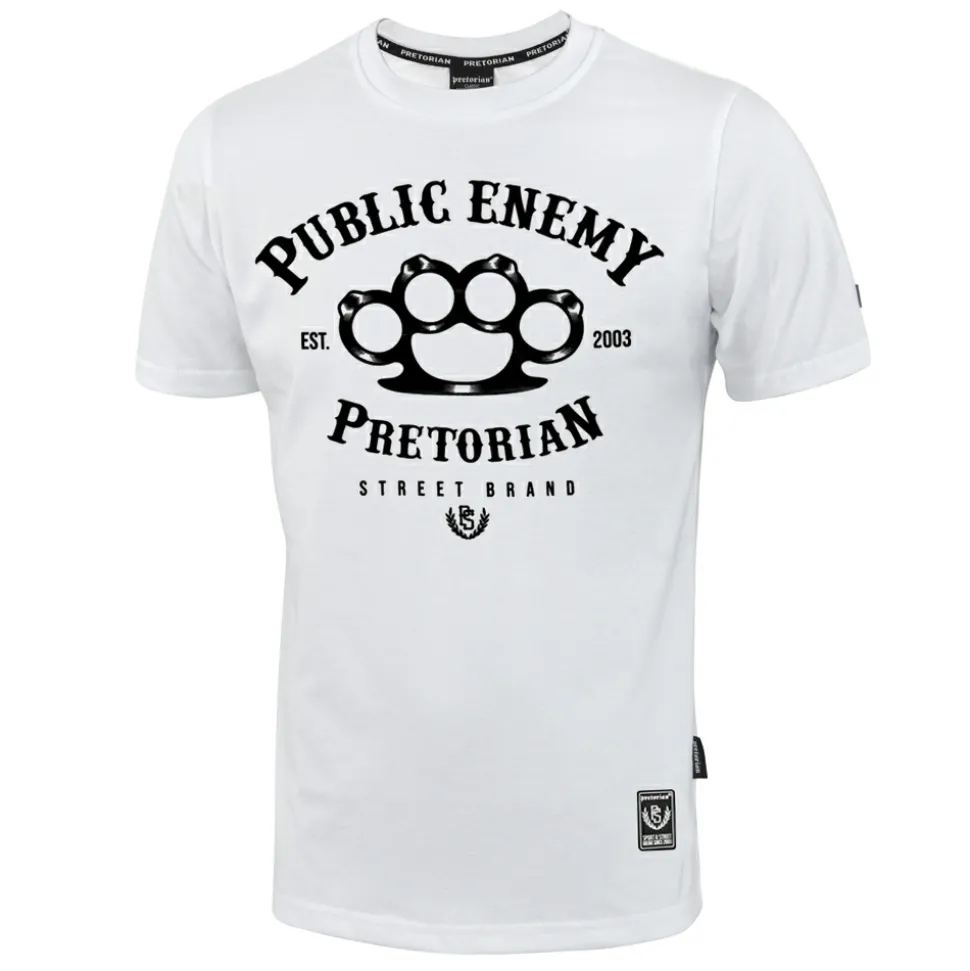 Koszulka Pretorian "Public Enemy" - biała