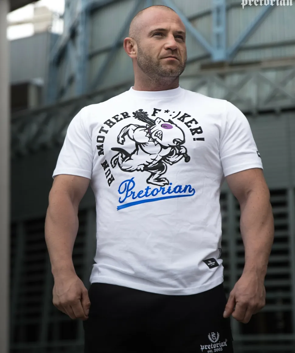 Koszulka Pretorian "Run motherf*:)ker!" - biała