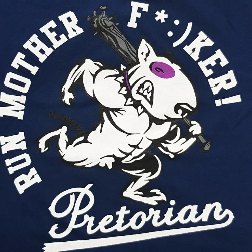 Koszulka Pretorian "Run motherf*:)ker!" - granatowa