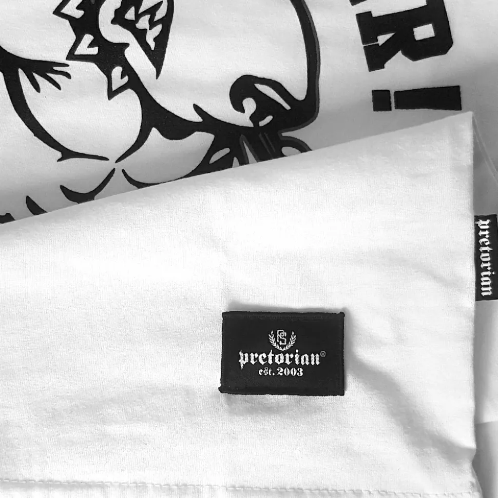 Koszulka Pretorian "Run motherf*:)ker!" - biała