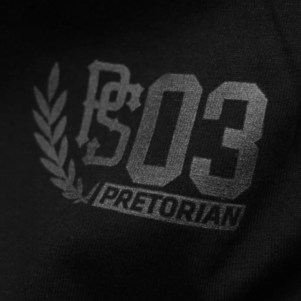 Koszulka Pretorian "Side" - czarno/czarna