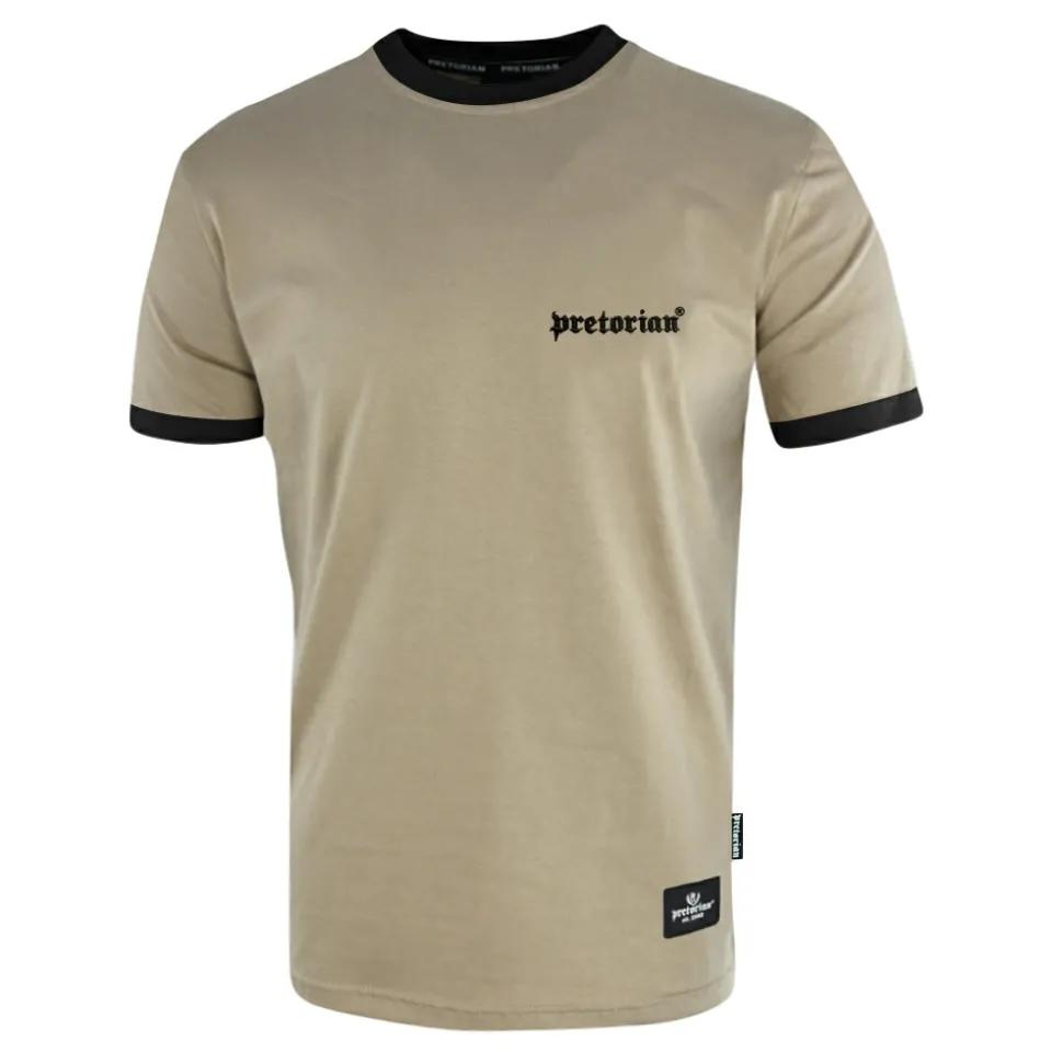Koszulka Pretorian "Small Logo" - piaskowa
