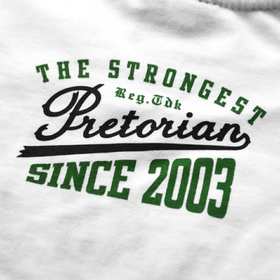 Koszulka Pretorian "Strong as a Bull!" - biała