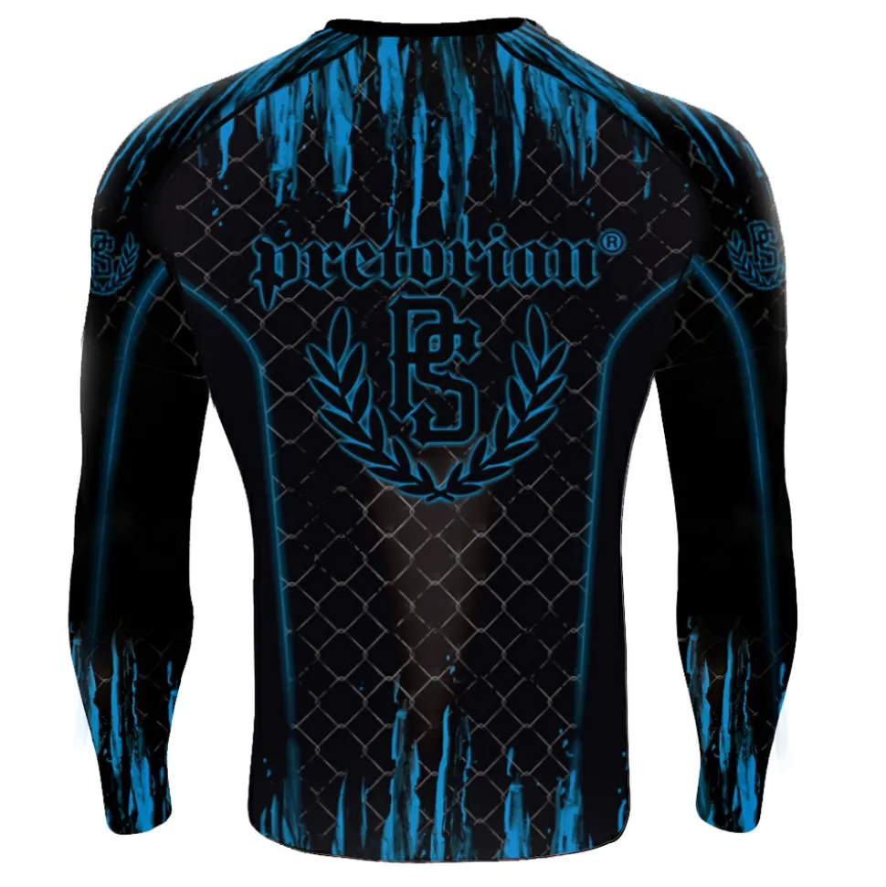 Rashguard longsleeve Pretorian "Blue Splash"