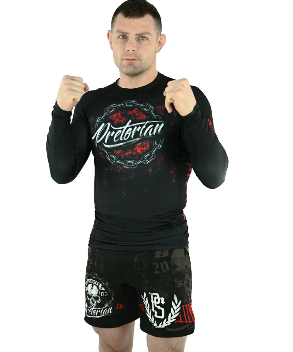 Rashguard longsleeve Pretorian "No Mercy"