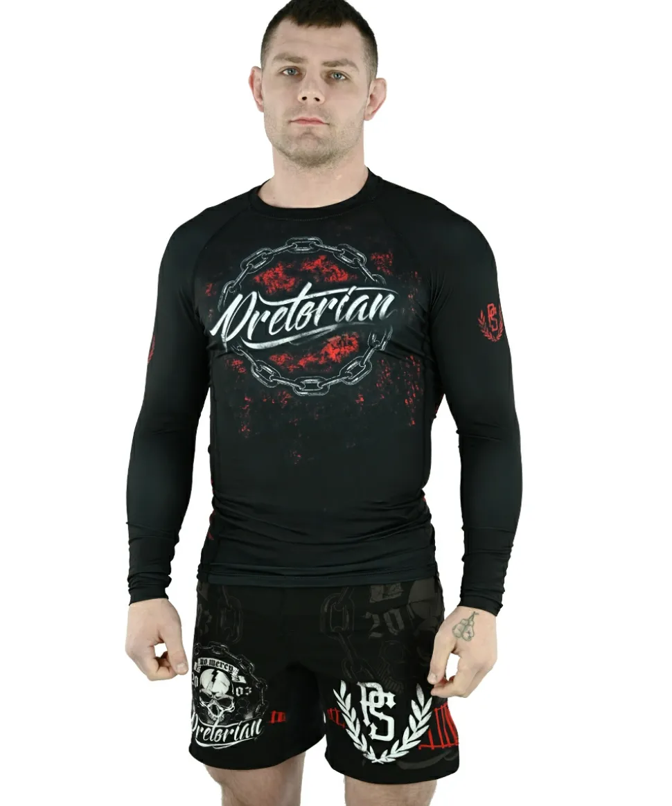 Rashguard longsleeve Pretorian "No Mercy"