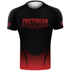 Rashguard short sleeve Pretorian "No Holds Barred"