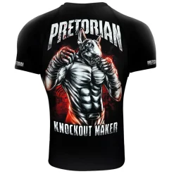 Rashguard short sleeve Pretorian "Knockout Maker"
