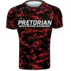 Rashguard short sleeve Pretorian "Red Camo"