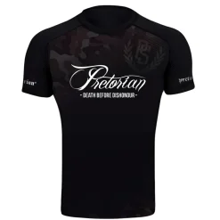Rashguard short sleeve Pretorian "Death Before Dishonour"