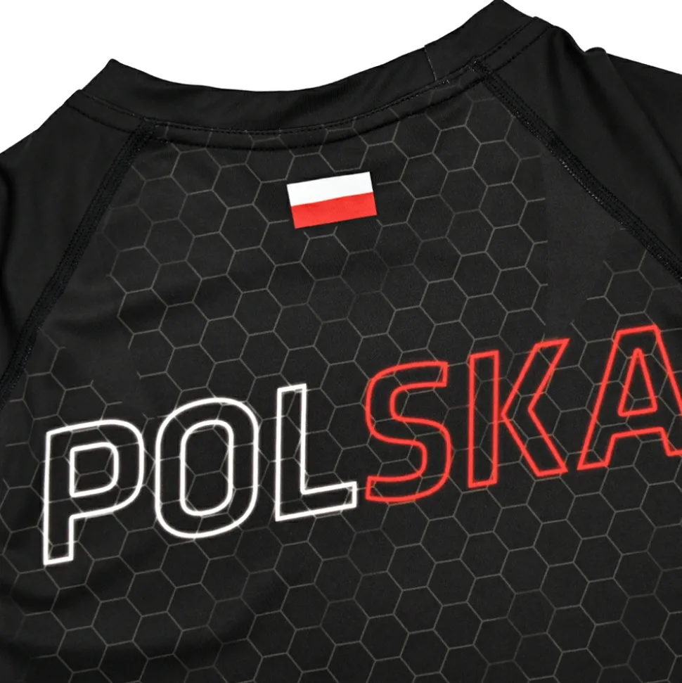 Rashguard short sleeve Pretorian "Polska"