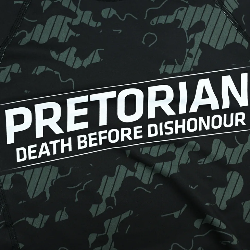Rashguard short sleeve Pretorian "Khaki Camo"