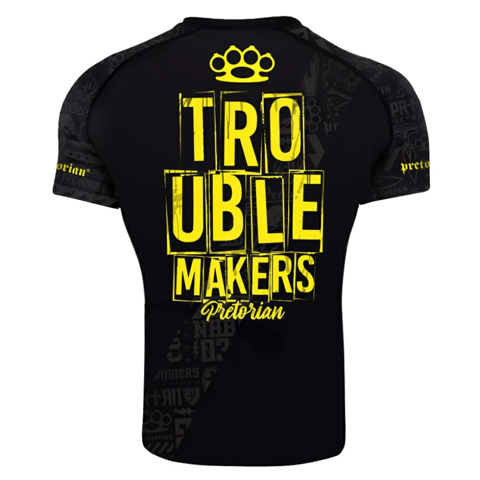 Rashguard short sleeve Pretorian "Troublemakers"