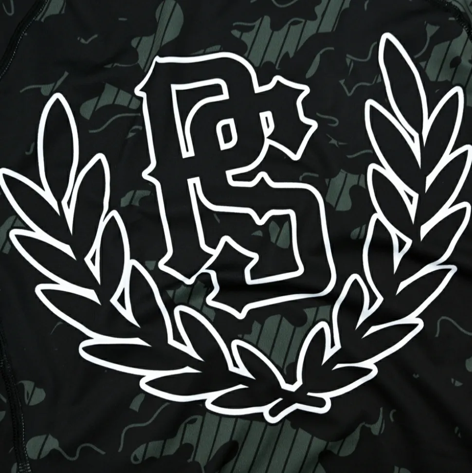 Rashguard short sleeve Pretorian "Khaki Camo"