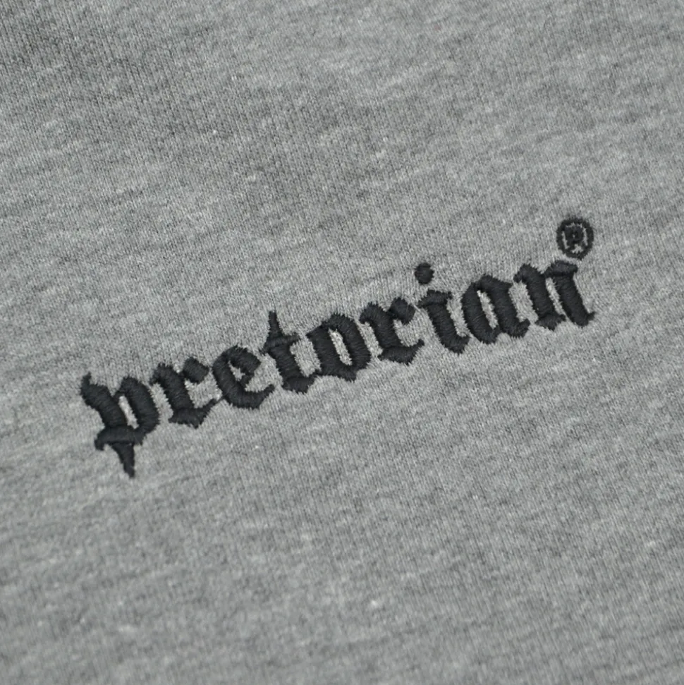 Spodenki bawełniane Pretorian "Logo" - szare
