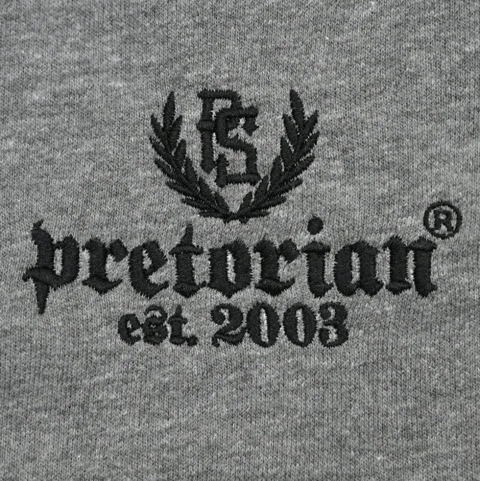 Spodenki bawełniane Pretorian "Est. 2003" - szare
